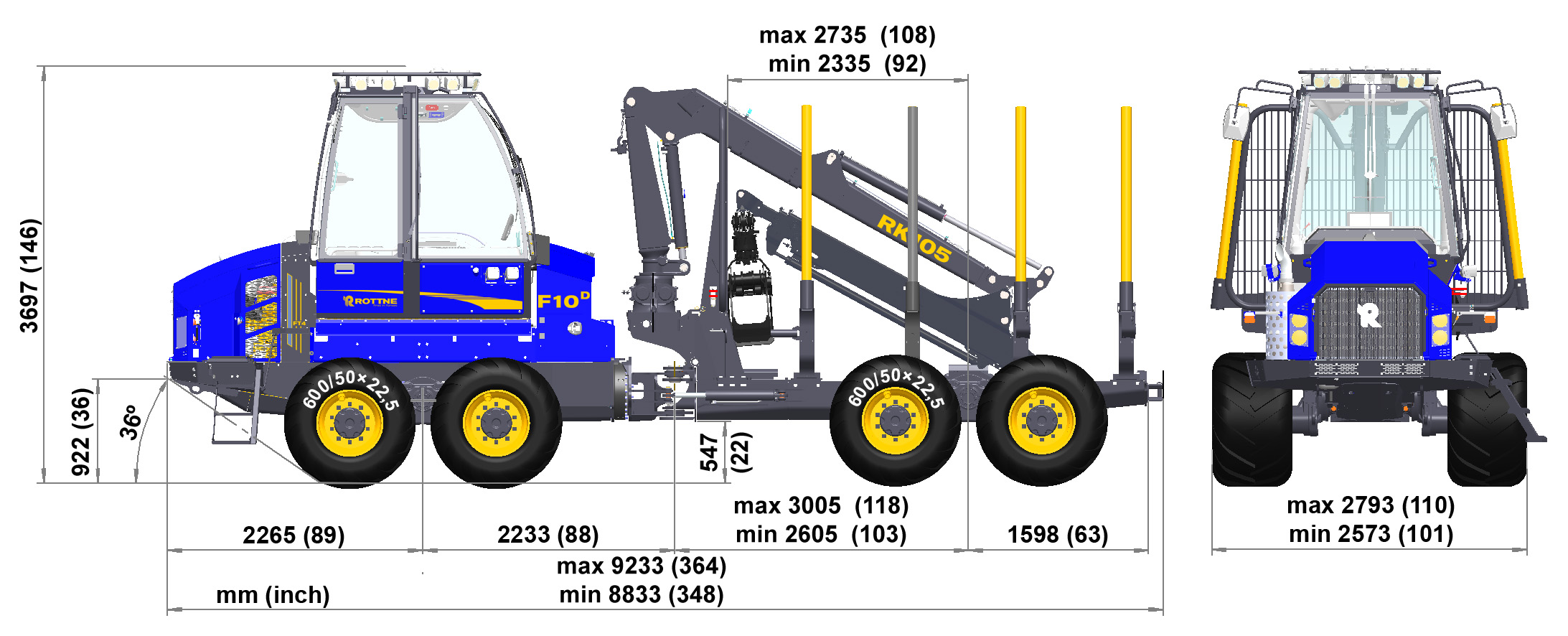 Forwarder Rottne F10E Forwarder Rottne F10E